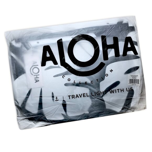 ALOHA Collection—Mid Pouch—Monstera Monochrome—Hawaii Beach & Travel Pouch *NWT* - Picture 5 of 8